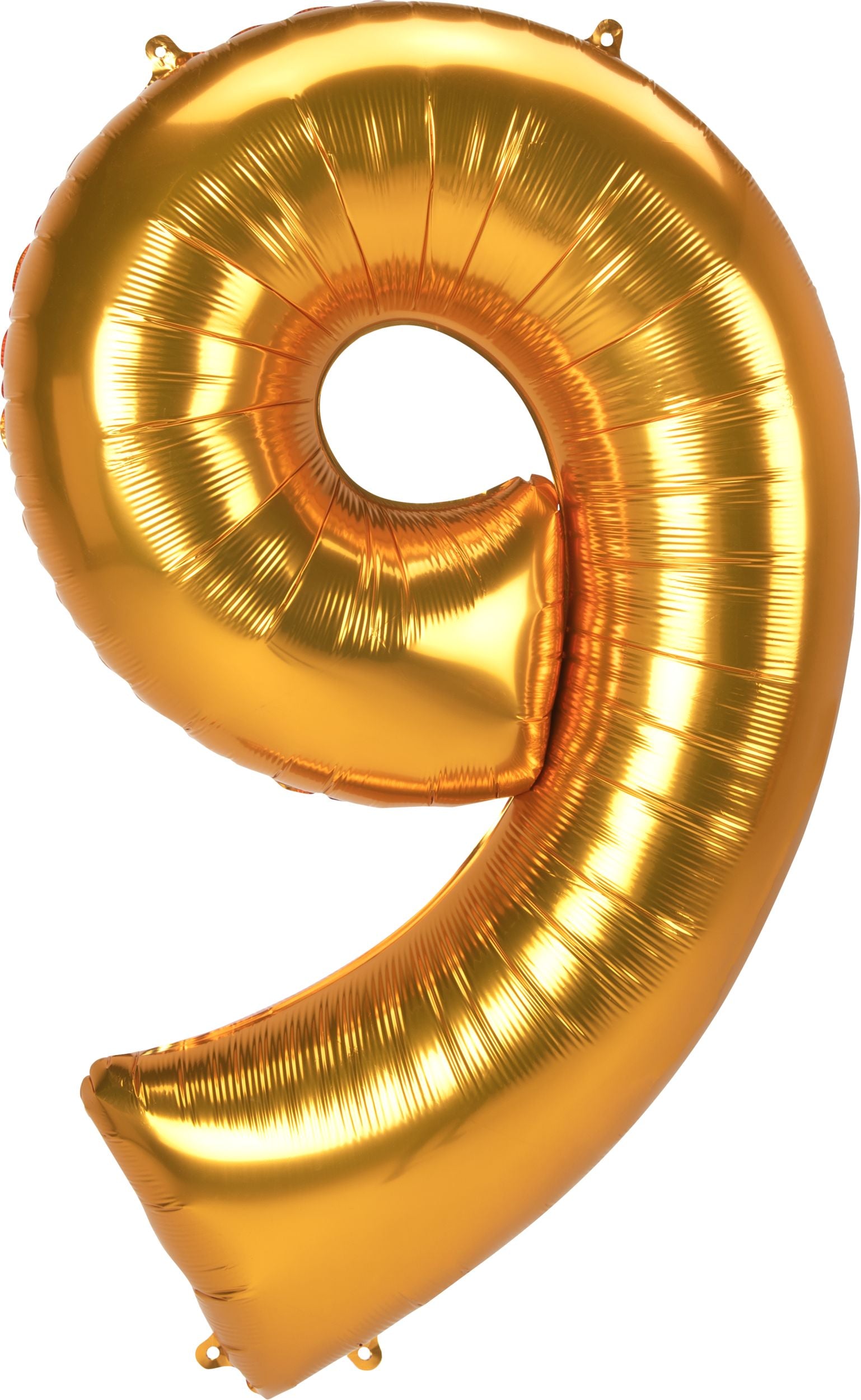 Giant 50" Gold Number 9 Foil Balloon