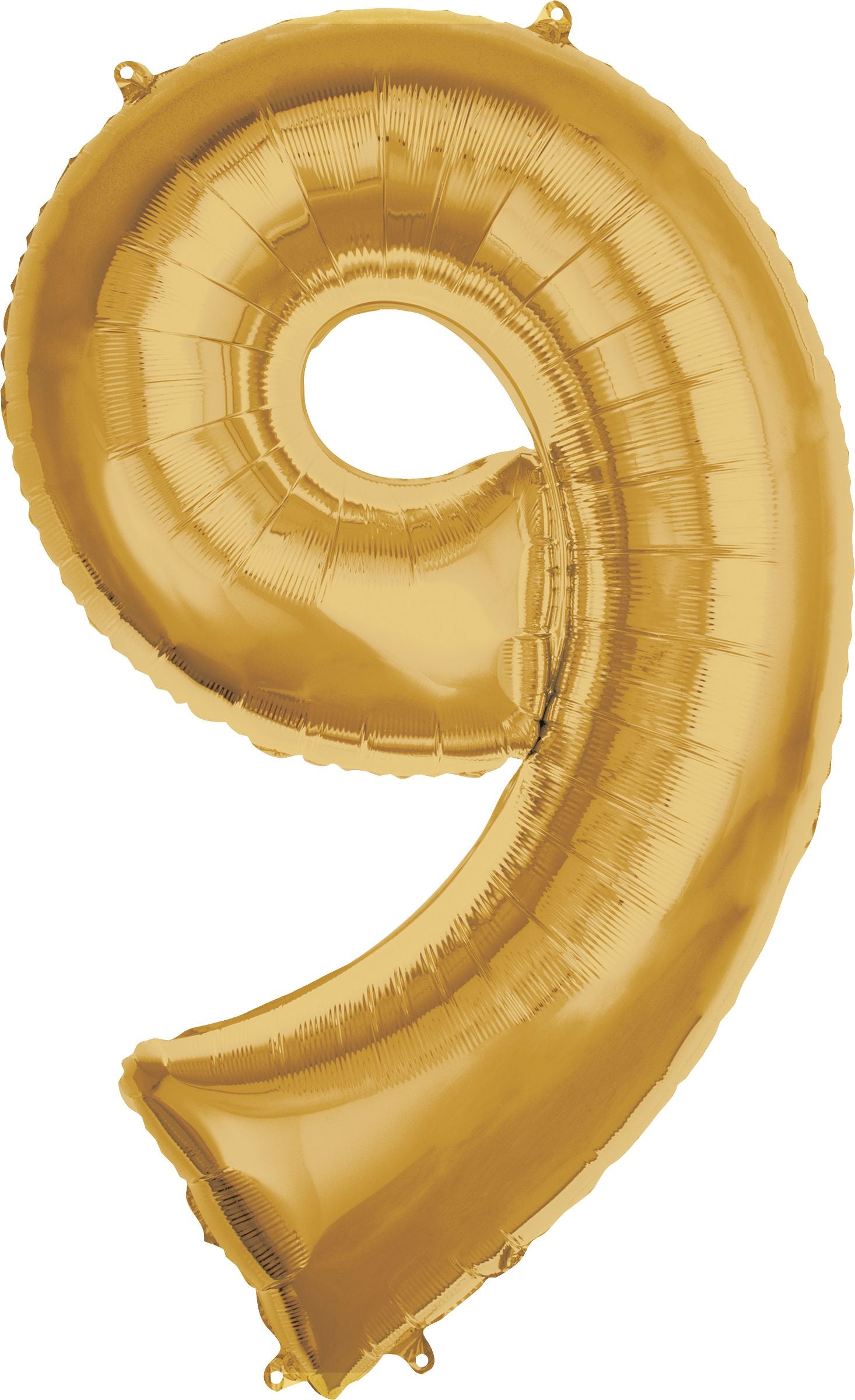 Giant 50" Gold Number 9 Foil Balloon
