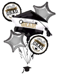 Achievement is Key Graduation Balloon Bouquet, 5-pcs