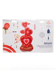 Valentine's Day Airloonz Stack Heart Metallic Balloon