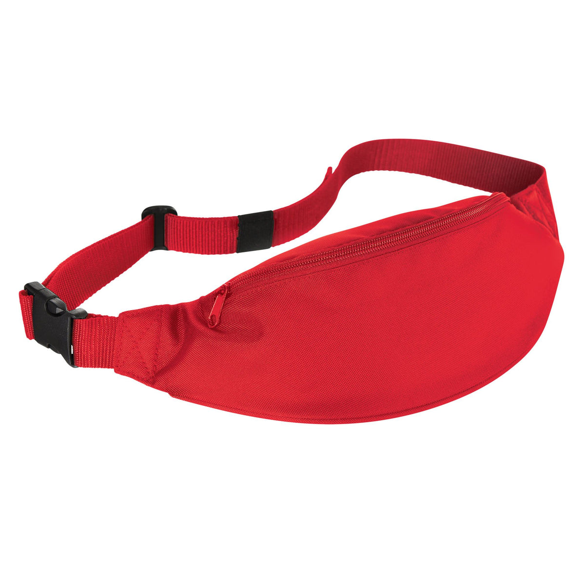Vibrant Red Fanny Pack - Adjustable Costume Accessory - Case of 48