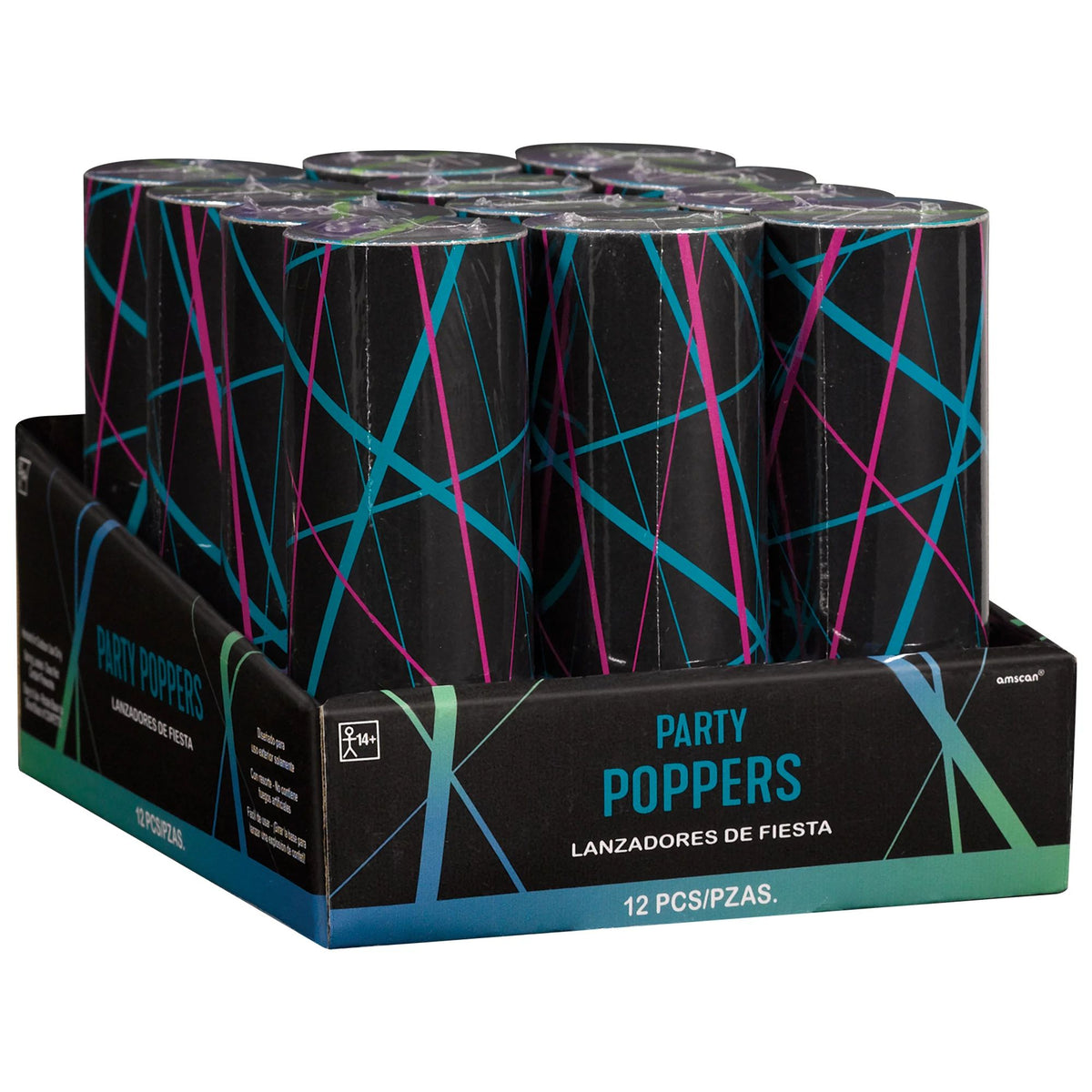Finally 21 Confetti Party Poppers - 12-ct - Pack of 6