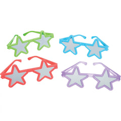 Star-Shaped Novelty Glasses Mega Pack - Pack of 6
