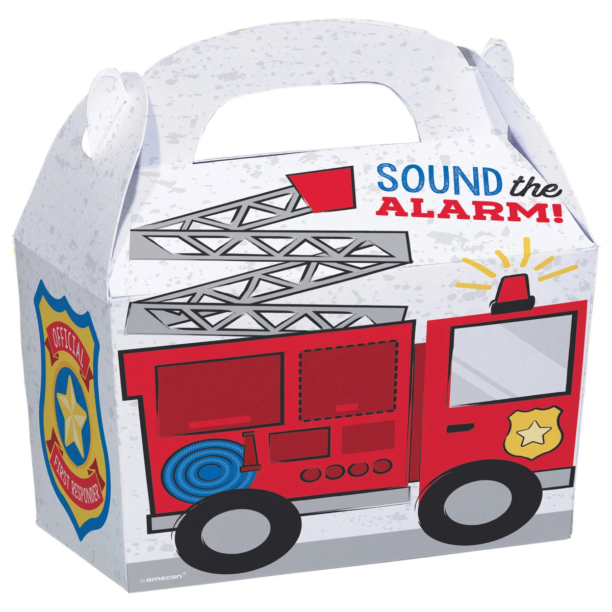 First Responders Treat Boxes, White/Red, 10 inch, 8-ct - Case of 24