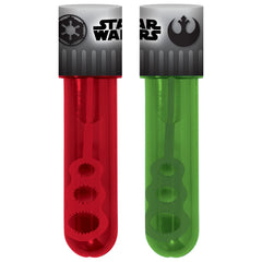 Star Wars Galaxy Bubble Wand Tubes, Red/Green, 4-pk - Pack of 6