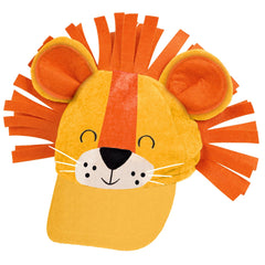 Get Wild Lion Hat, Orange/Yellow, One Size, 1-pk - Case of 48