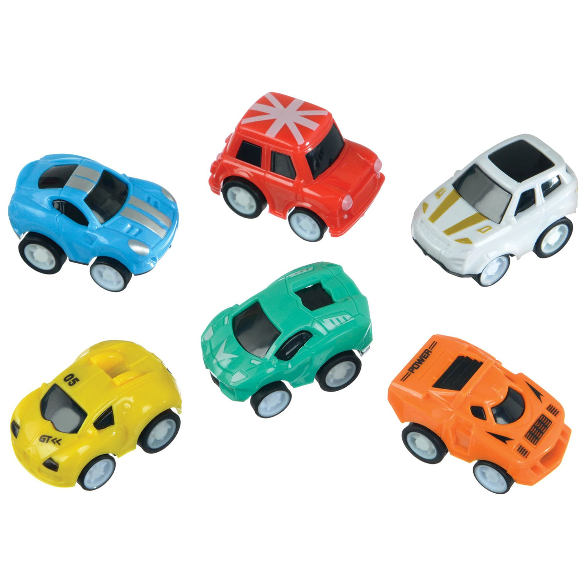 Mega Value Pack: Colorful Toy Cars - Pack of 6