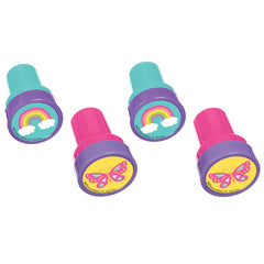 Rainbow & Butterfly Stampers, Pink/Purple, 12-ct - Pack of 6
