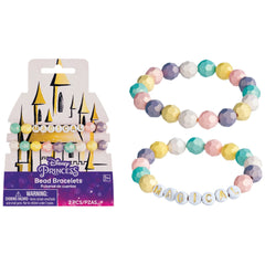 Disney Princess Bead Bracelets for Kids, 2-pcs - Pack of 12