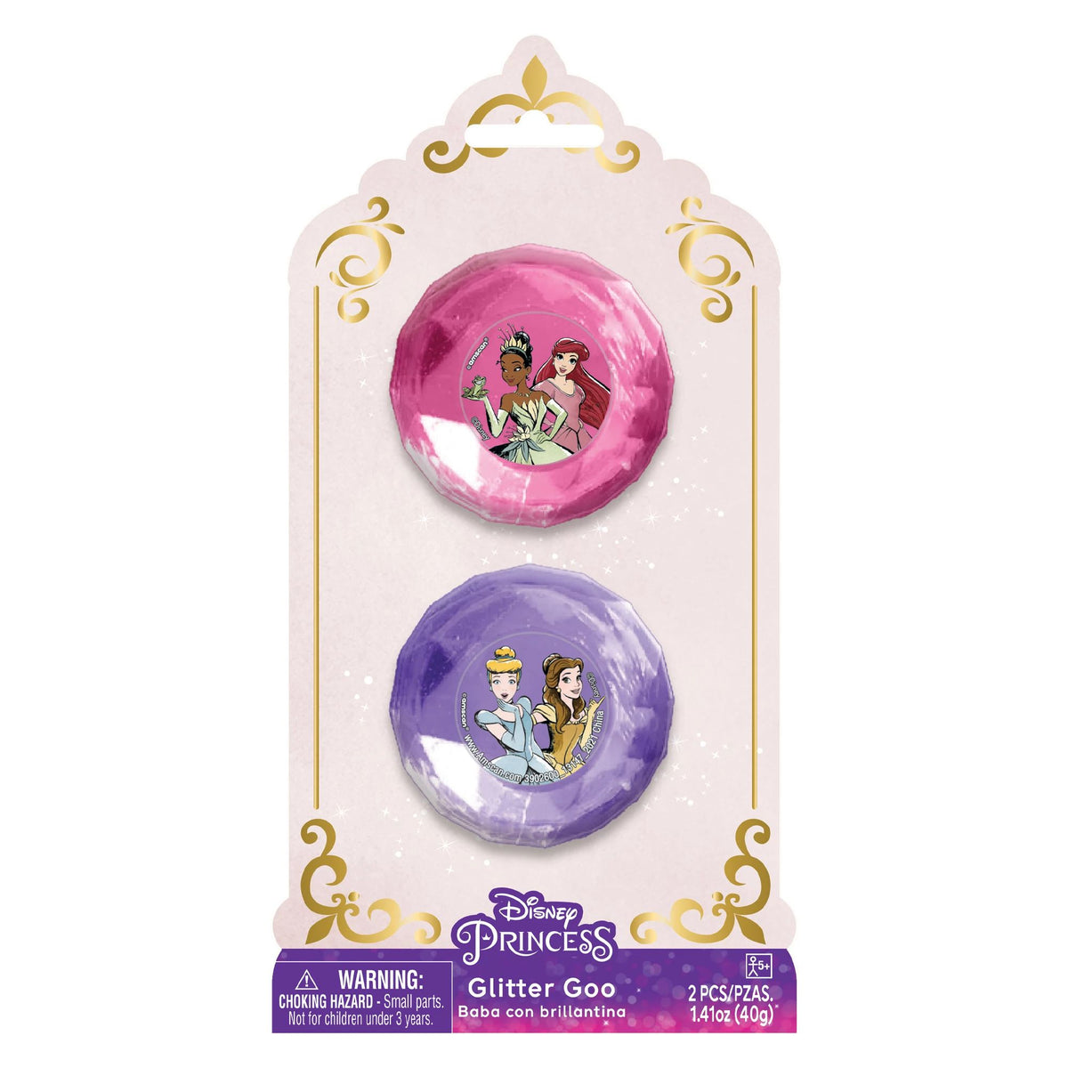 Disney Princess Glitter Goo Party Favors, 2-pcs - Case of 72