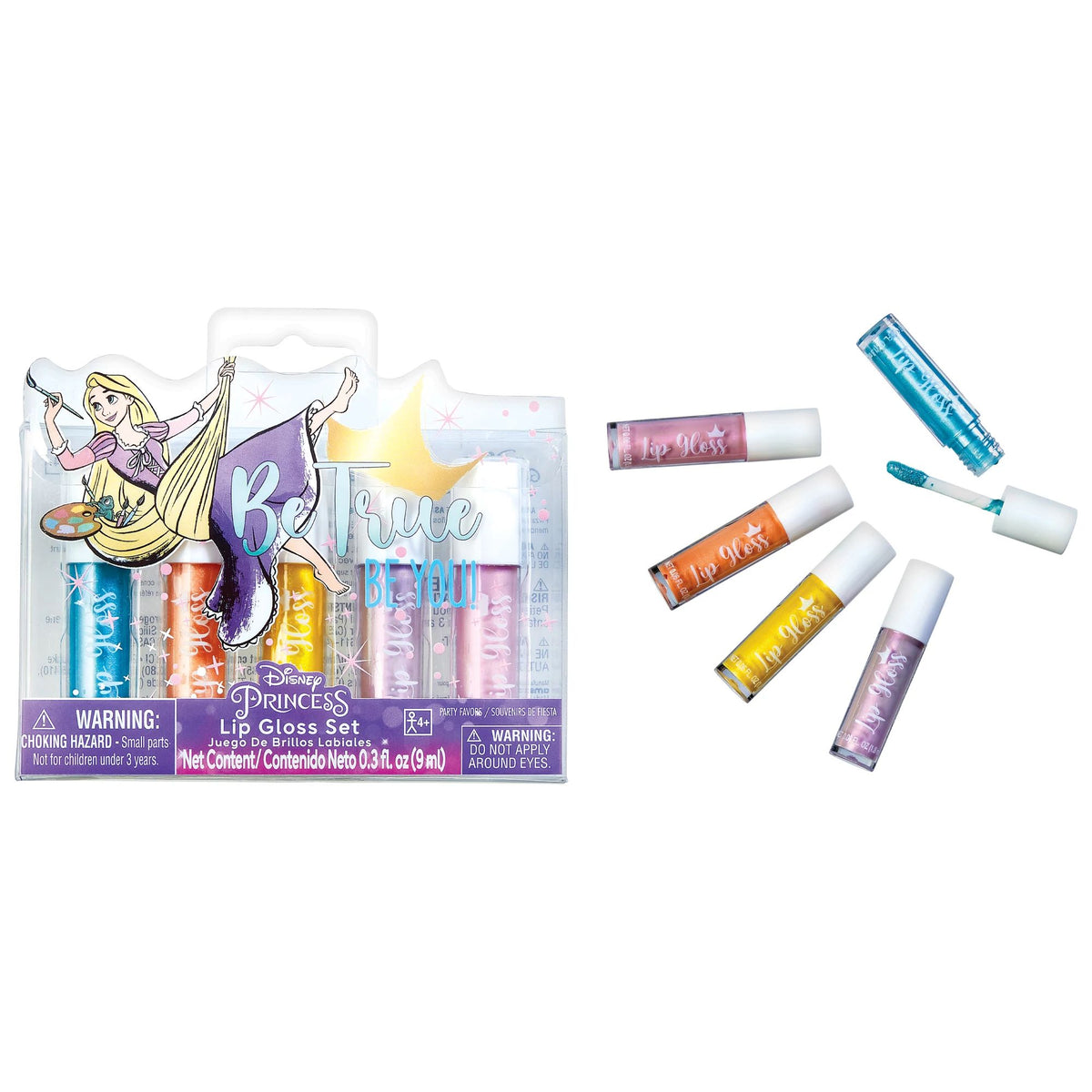 Disney Princess Lip Gloss Set for Kids - Pack of 10