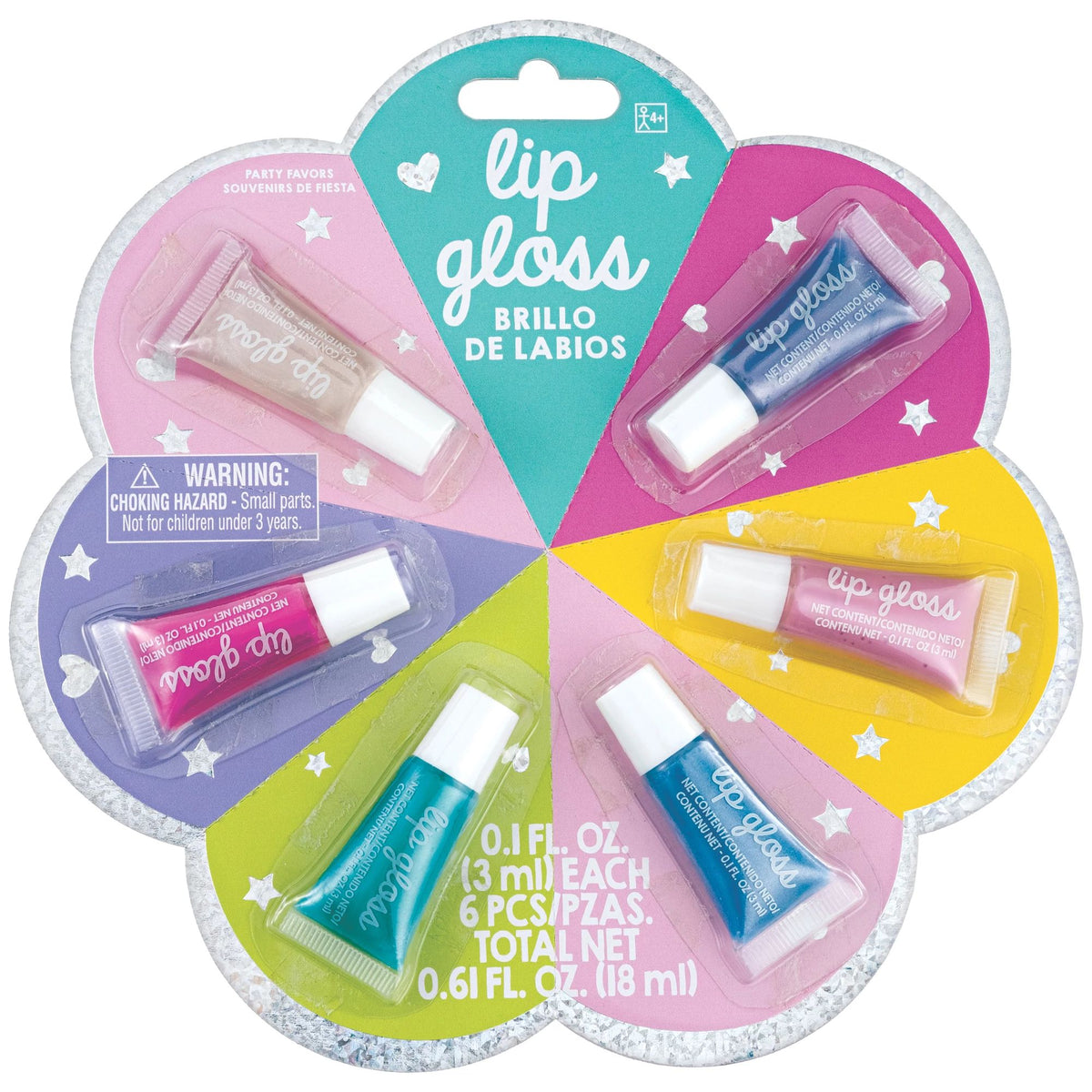 Colorful Lip Gloss Party Favor Set for Kids - Pack of 2