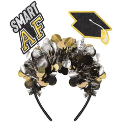 Graduation Smart AF Headband with Cap Design - Pack of 2