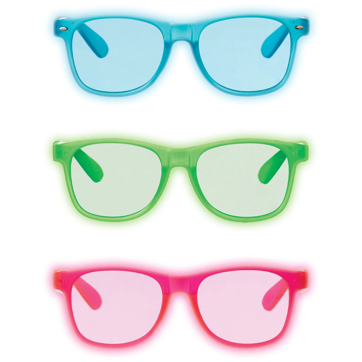 Summer Beach Life Glow In The Dark Glasses, 6-ct - Case of 30