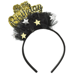 Sparkling Celebration Birthday Headband - Pack of 3