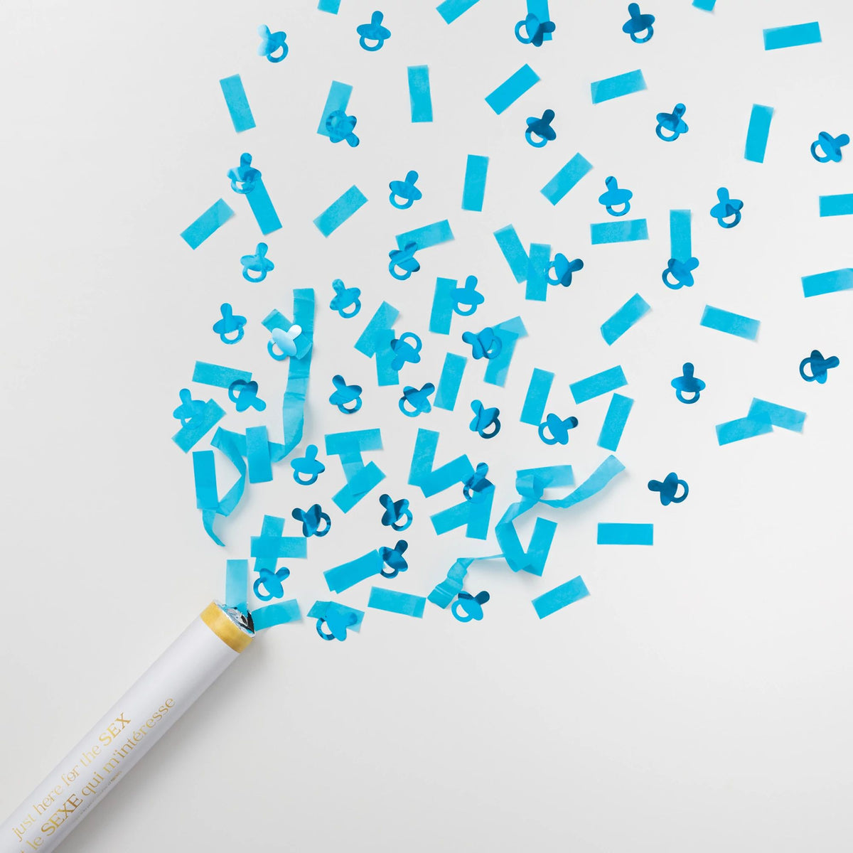 Baby Shower Gender Reveal Confetti Popper - Pack of 6