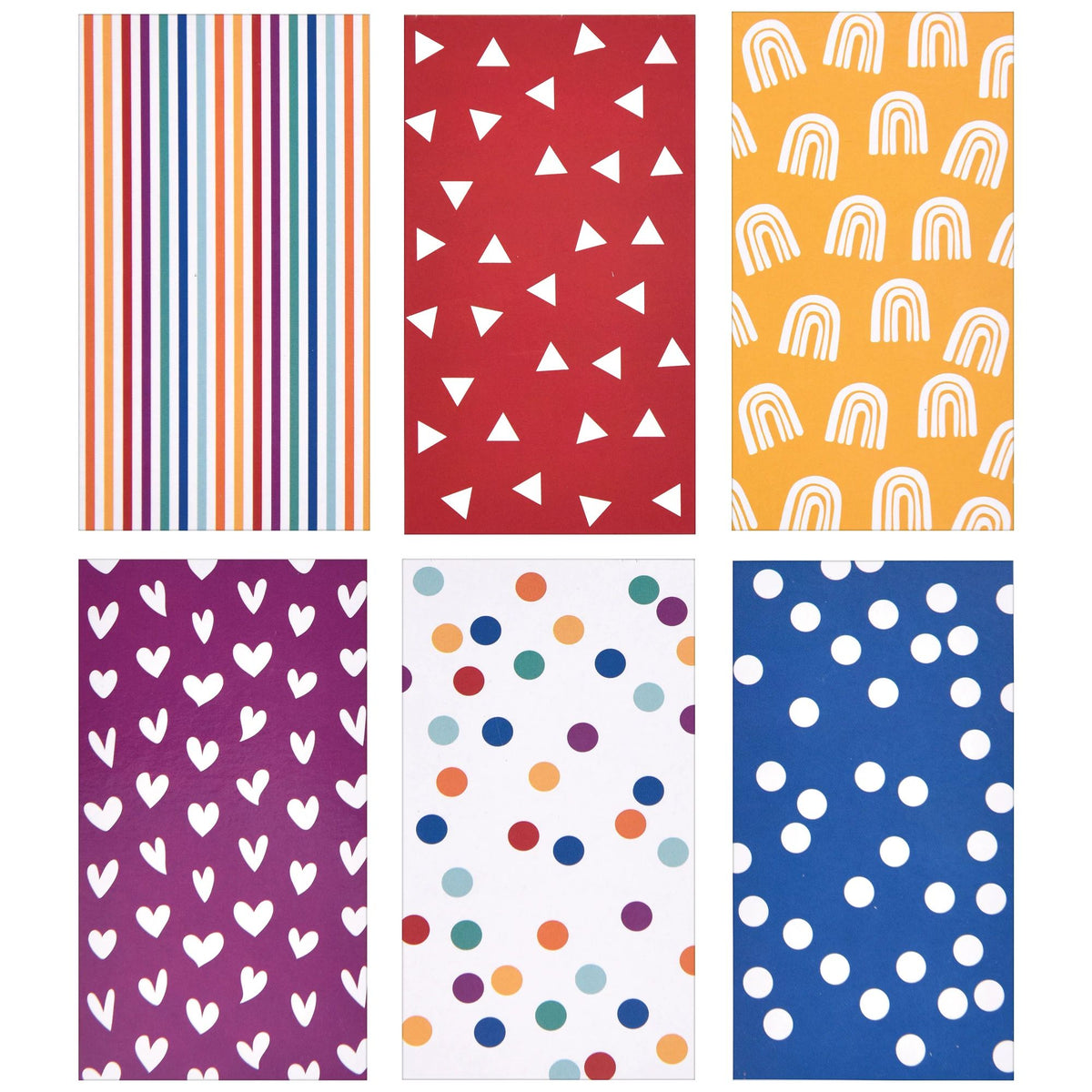 Colorful Kids Mini Notebook Set - Pack of 6