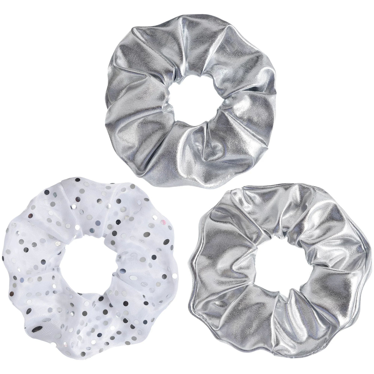 Assorted Hair Scrunchies, 3-pk - Pack of 12