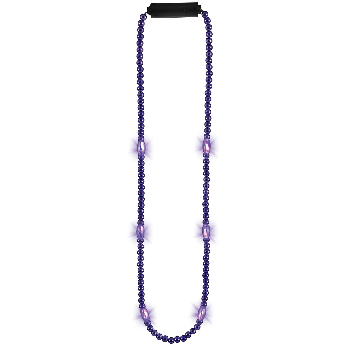 Light-Up Bead Necklace, Purple - Pack of 2