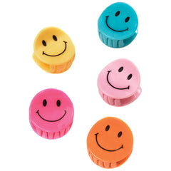 Smiley Face Hairclips, 6-ct - Pack of 12