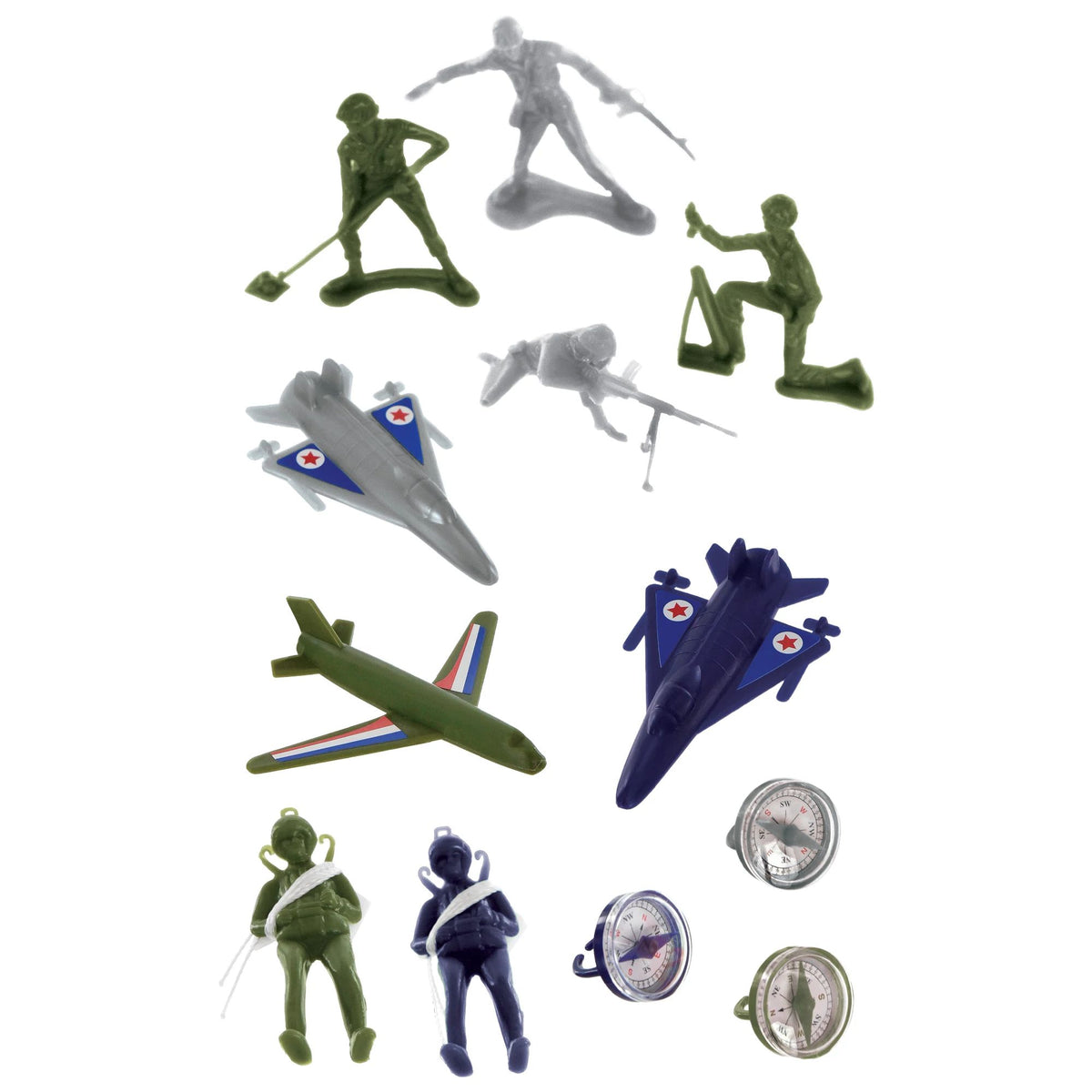 Mega Mix Military-Themed Party Favors - 100 Count - Pack of 4