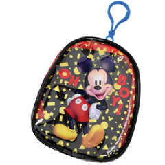Mickey Mouse Clip-On Mini Backpack Keychain - Pack of 2