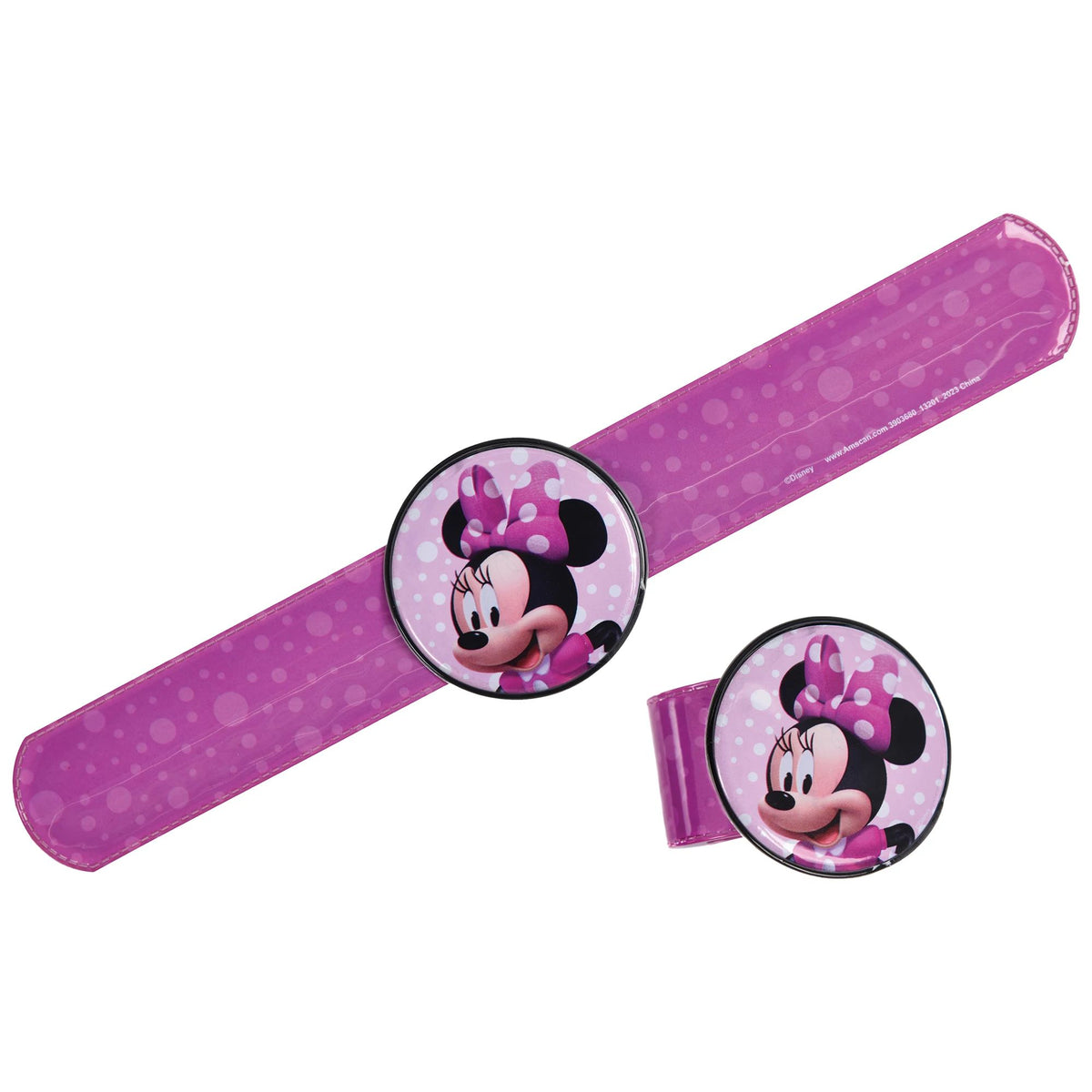 Minnie Mouse Slap Bracelets for Kids' Birthdays, 8-pk - Pack of 2