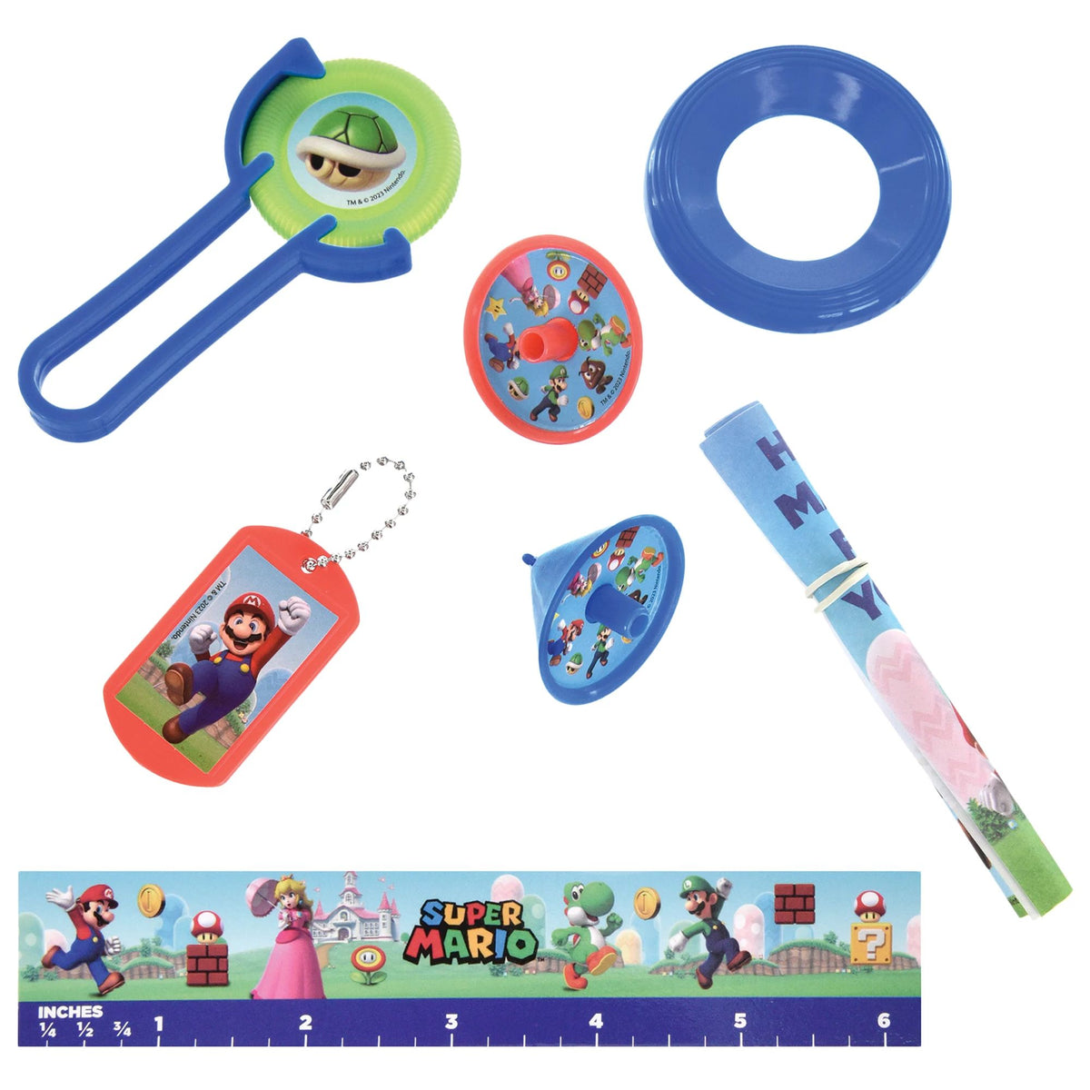 Nintendo Super Mario Party Favor Mega Mix Pack, Blue/Red, 48-ct - Case of 30