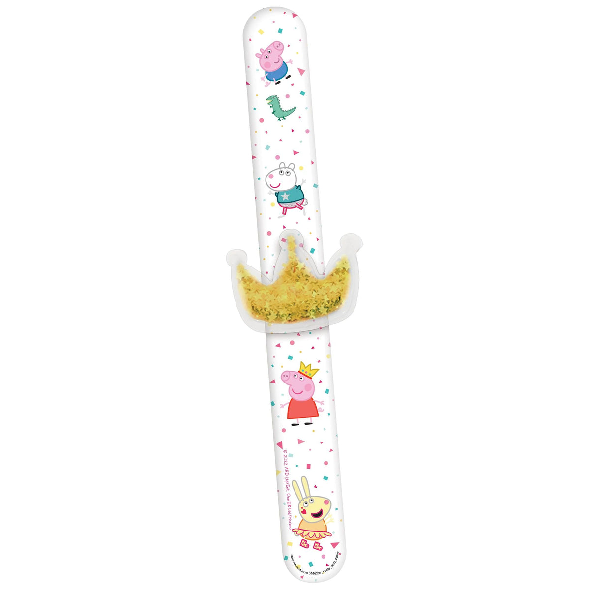 Peppa Pig Slap Bracelets - Party Favor Set - Pack of 6