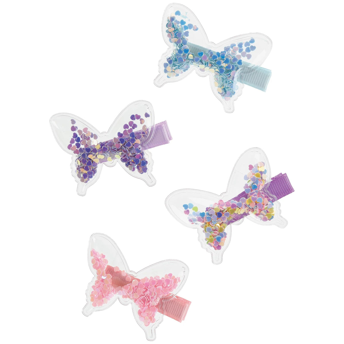 Fluttering Butterfly Hair Clip Set - Pack of 2