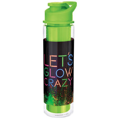 Let's Glow Crazy Plastic Water Bottle - Pack of 6