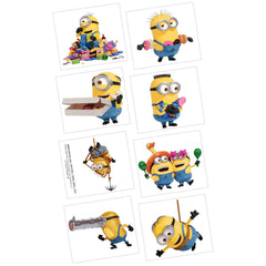 Despicable Me Temporary Tattoos, 8-ct, Party Favors - Pack of 12