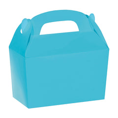 Vibrant Blue Gable Box for Party Favors - Pack of 6