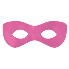 Bright Pink Superhero Domino Mask, One Size - Pack of 3
