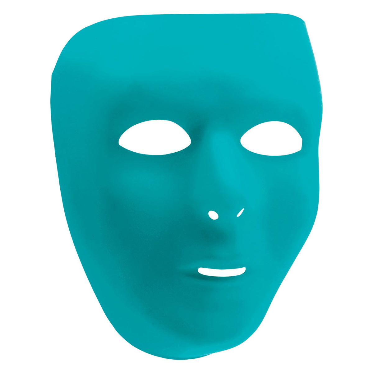 Turquoise Full Face Team Spirit Mask - Pack of 2