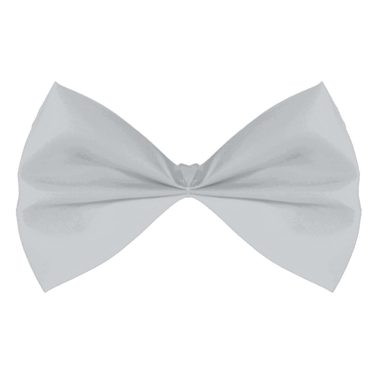 Silver Bow Tie, One Size, Costume Accessory - Pack of 12