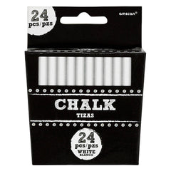 Versatile White Chalk Sticks - 24-ct - Pack of 4