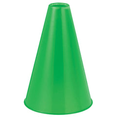 Festive Green Megaphone, 8-inch, Cheer Prop - Case of 120