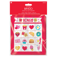 Food Valentine's Day Bingo - Pack of 6