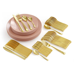 840 Piece Blush Combo Set | Serves 120 Guests