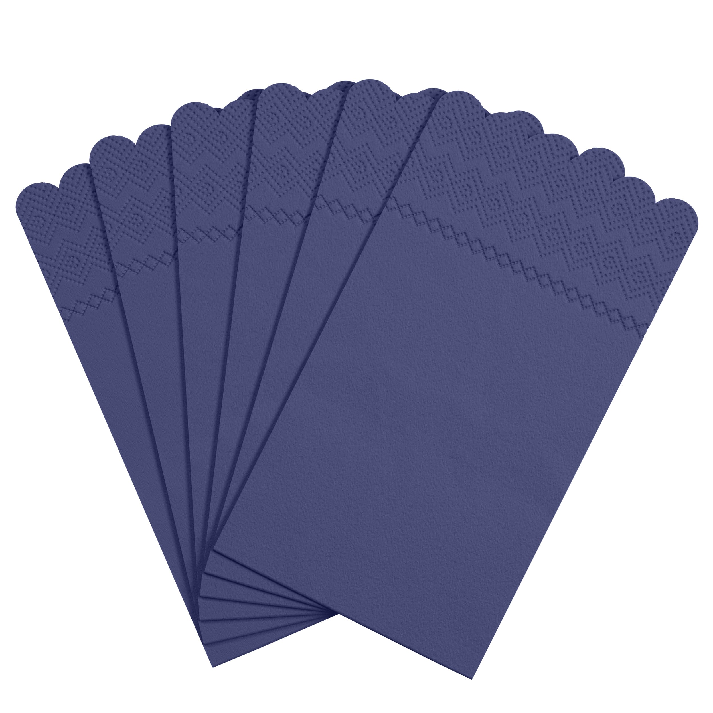 3 Ply Periwinkle Scalloped Dinner Napkins | 800 Count
