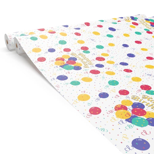 40 In. x 300 Ft. Balloon Print Table Roll