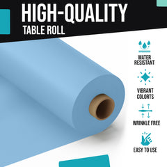 40 In. x 100 Ft. Light Blue Table Roll