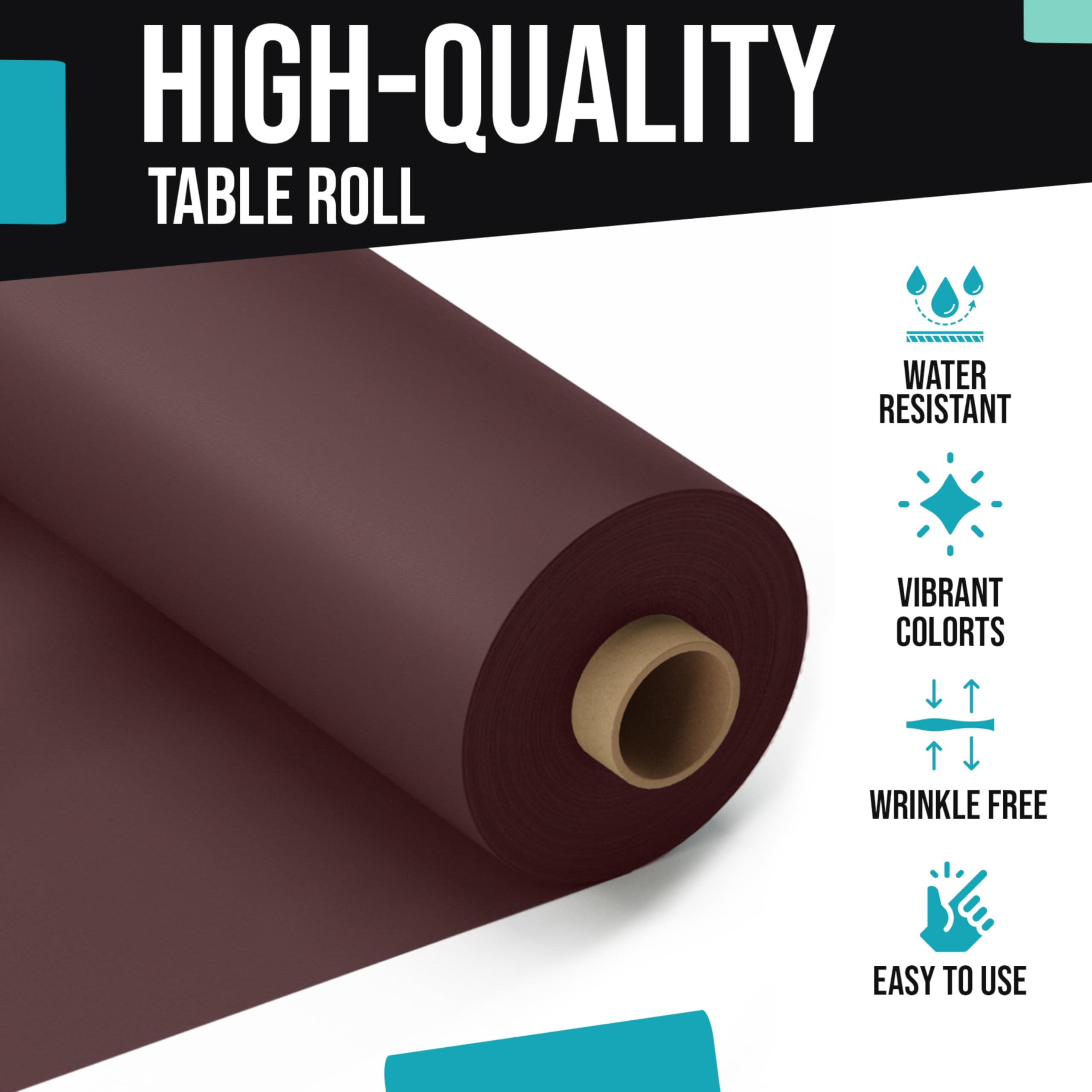 40 In. x 300 Ft. Brown Table Roll