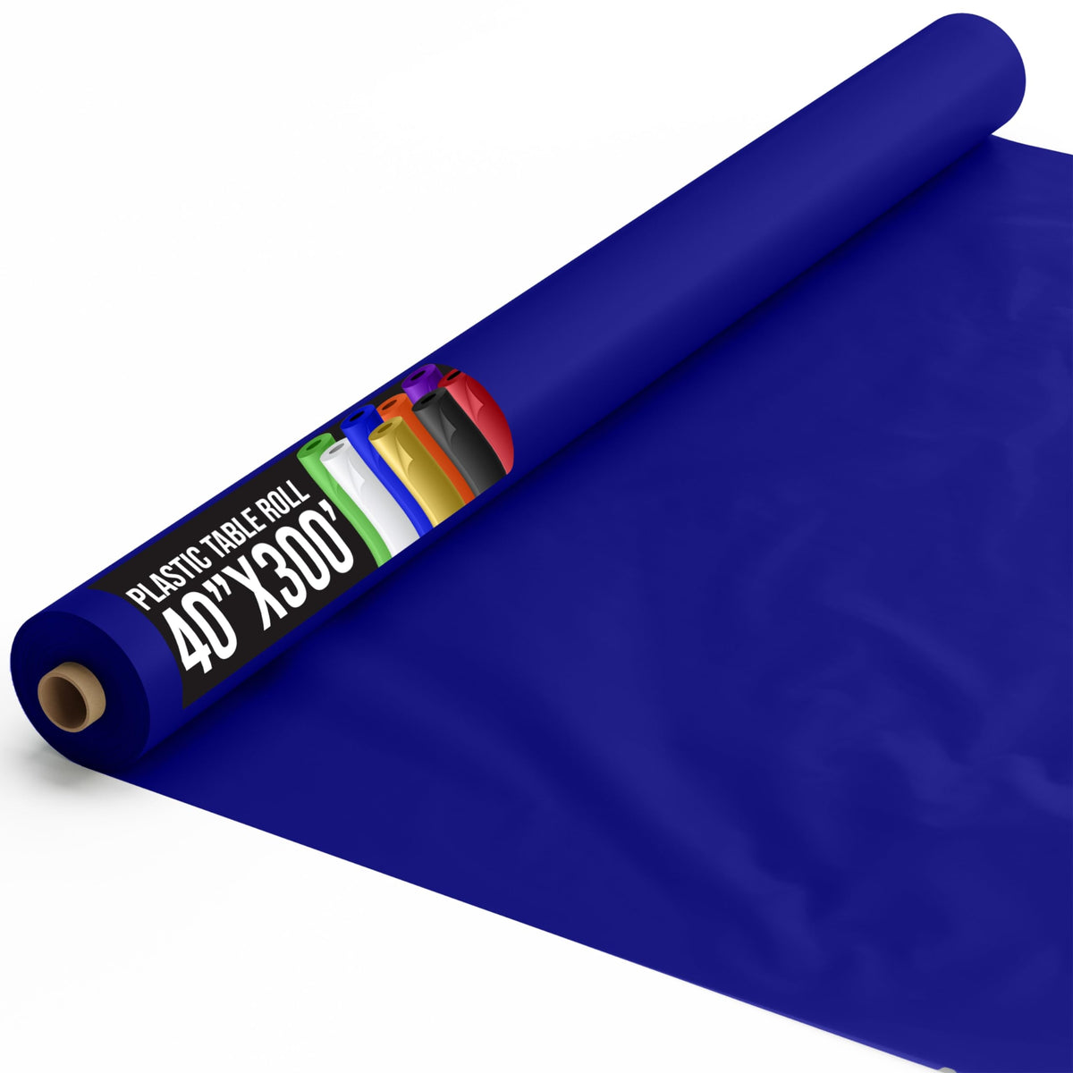 40 In. x 300 Ft. Navy Blue Table Roll