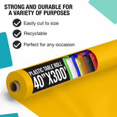 40 In. x 300 Ft. Yellow Table Roll