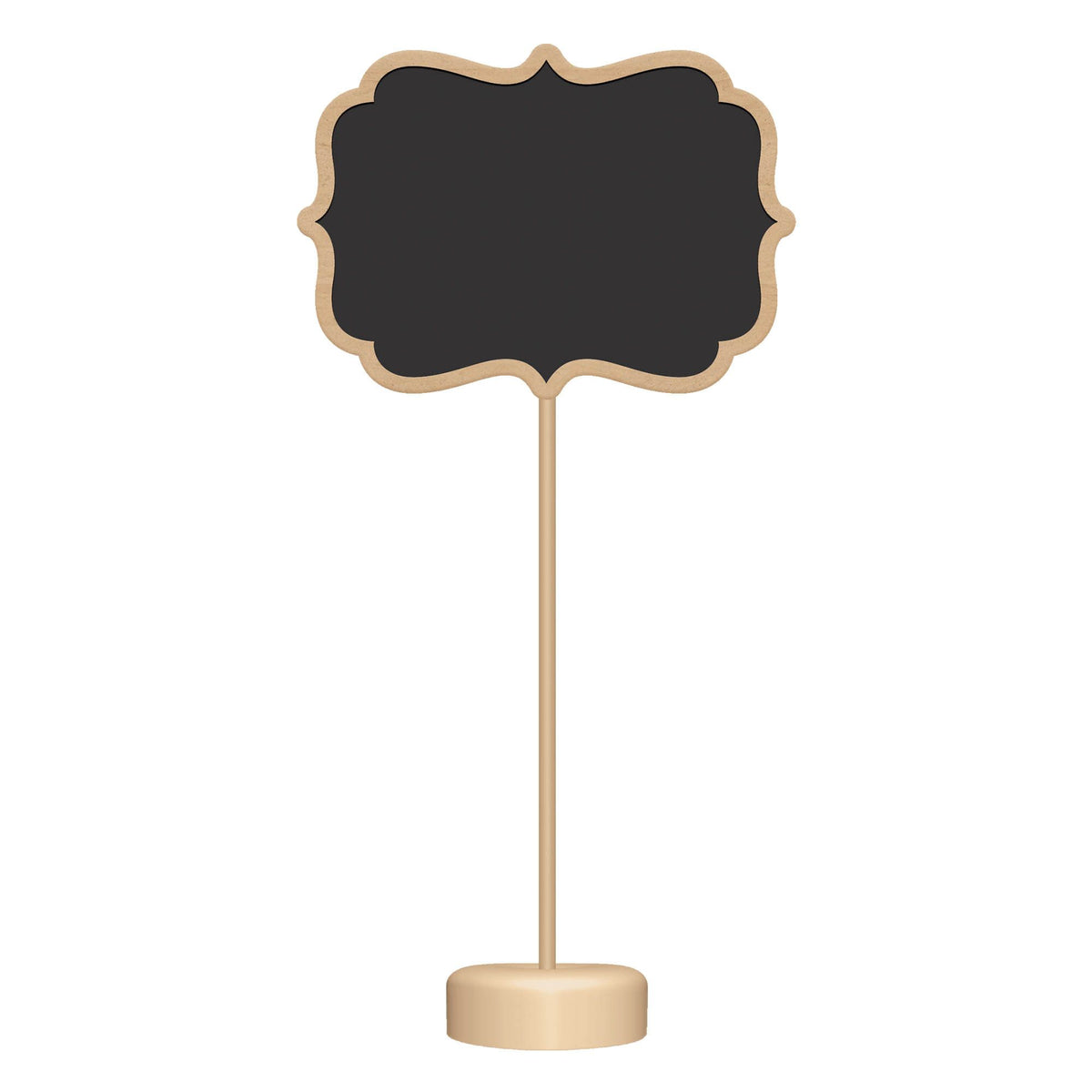 Elegant Standing Wood Chalkboard Sign, 4-pk - Pack of 6