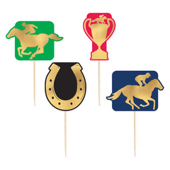 Horse Racing Derby Day Paper Picks, 24-pcs - Pack of 2