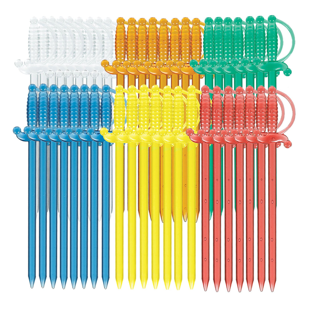 Colorful Cocktail Sword Picks - Set of 50 - Case of 72