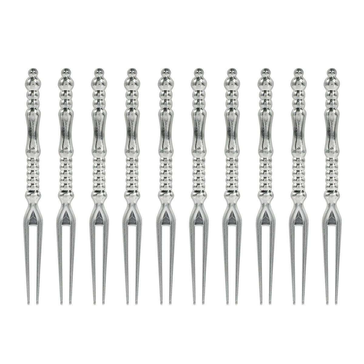 Silver Mini Cocktail Fork Picks, 150-ct - Pack of 4
